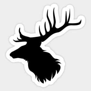 Elk Head Sticker